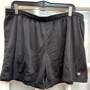 Champion Black Mesh Breathable Lined Athletic Shorts Women’s Plus Size 2X